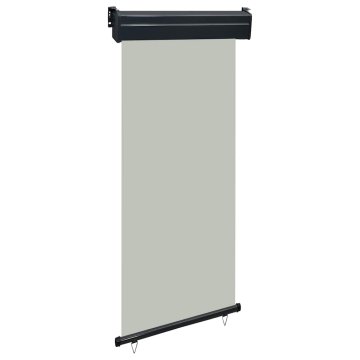 Vidaxl Balkonska stranska tenda 80x250 cm siva