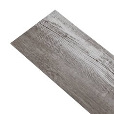 Vidaxl PVC talne plošče 5,02 m² 2 mm samolepilne mat rjava barva lesa