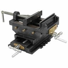 Vidaxl Ročni prečni primež za vrtalni stroj 150 mm