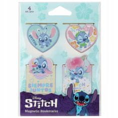 Disney DISNEY Stitch SET 4 kosov, MAGNETIČNA knjižna zaznamka, zaznamek ZA DEKLICE 