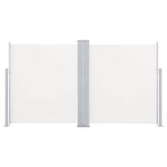Vidaxl Zložljiva dvojna stranska tenda za teraso 170x600 cm krem