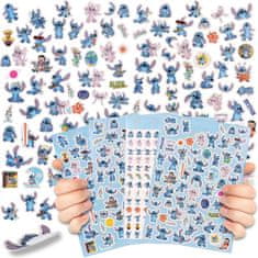 Disney Disney STITCH nalepke za otroke, velik KOMPLET knjižica z nalepkami, barvne nalepke 300 kosov 