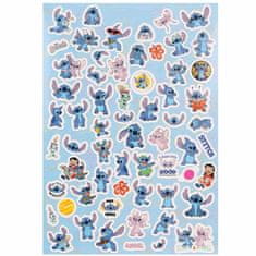 Disney Disney STITCH nalepke za otroke, velik KOMPLET knjižica z nalepkami, barvne nalepke 300 kosov 