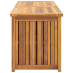 Vidaxl Vrtna škatla 150x50x55 cm trdna tikovina