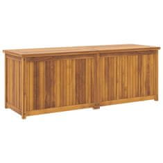 Vidaxl Vrtna škatla 150x50x55 cm trdna tikovina