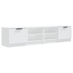 Vidaxl TV omarica 2 kosa bela 80x35x36,5 cm konstruiran les