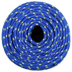 Vidaxl Delovna vrv moder 8 mm 250 m polipropilen
