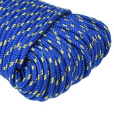Vidaxl Delovna vrv moder 5 mm 50 m polipropilen