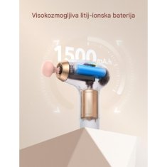 TaoTronics Masažna mini pištola roza