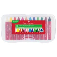 Faber-Castell Barvice voščene FaberCastell Jumbo PVC 12/1