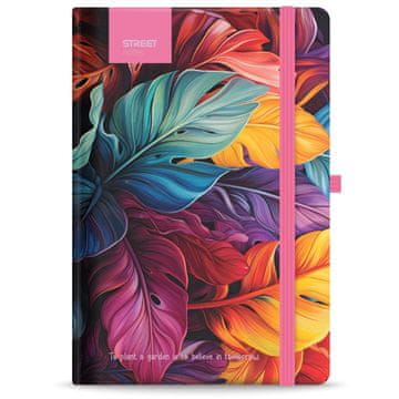 Street Notes z elastiko Flowers Petal A5 96l