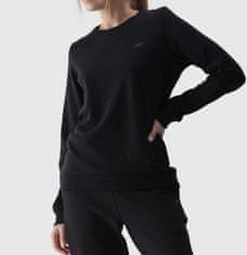4F Športni pulover lifestyle črna 162 - 165 cm/XS WMM00TSWSF146920S