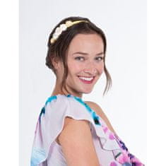 Lep glavnik za lase s kristali in biseri