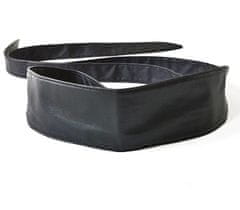 Camerazar Damski dolg vezan pas, črn, ekokoža, 220 cm