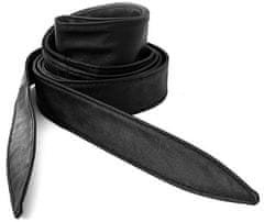 Camerazar Damski dolg vezan pas, črn, ekokoža, 220 cm