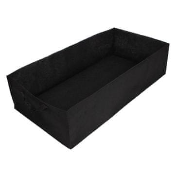 Merco Box Rastejo vrečko 120 tekstil cvetlični lonec črno paket 1 kos