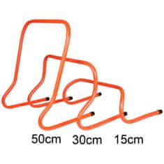 Merco Klasična plastična ovira oranžna višina/širina 30 cm