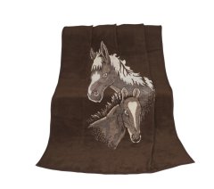 Prevleka Karmela PLUS za enojno posteljo - 150x200 cm - Konj