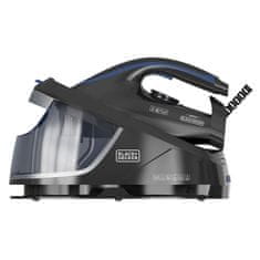 Parní generátor Black+Decker, BXSS2800E, 8 barů, keramická žehlící plocha, nastavitelná teplota, ECO funkce, zvukový signál, automatické vypnutí, 2800 W