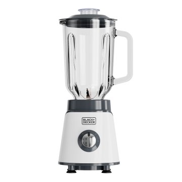 Mixér Black+Decker, BXJB1002E, stolní, čepele z nerezové oceli, 2 rychlosti, pulzní funkce, 1,5 l skleněný džbán, 1000 W