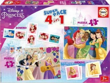 Educa Komplet iger Disneyjeve princese/4v1