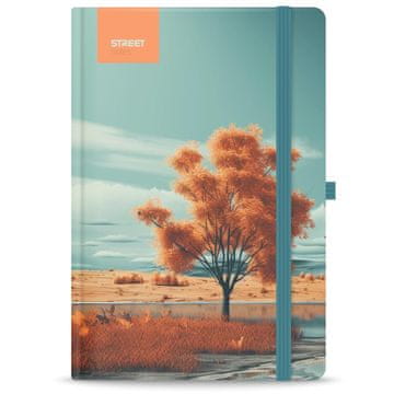 Street Notes z elastiko Trees enchanted A5 96l