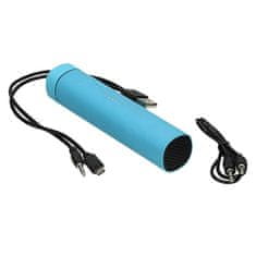 A DESIGN Prenosna baterija in zvočnik Power Bank Roll 4000 mAh, modra