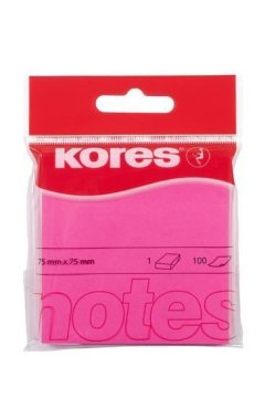 Kores Samolepilne blazinice 75x75 - roza