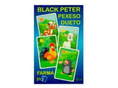Črni Peter/Pexeso/Dueto Kmetija 3 v1 7x10,5x1,5 cm 31 kosov v škatli