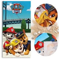 Paw Patrol Paw Patrol Chase Marshall Rubble HITRO SUŠEČA Plažna brisača, kopalna brisača za otroke BOMBAŽA 70x140 cm OEKO-TEX 