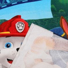 Paw Patrol Paw Patrol Chase Marshall Rubble HITRO SUŠEČA Plažna brisača, kopalna brisača za otroke BOMBAŽA 70x140 cm OEKO-TEX 
