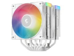 DEEPCOOL DeepCool AG620 hladilnik za procesor, ARGB V2, 2x120mm, bel (R-AG620-WHAMMN-GJD)