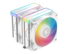 DEEPCOOL DeepCool AG620 hladilnik za procesor, ARGB V2, 2x120mm, bel (R-AG620-WHAMMN-GJD)