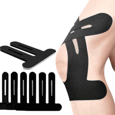 Netscroll Set 10-ih kinezioloških trakov za kolena, kineziološki trak za močno oporo in stabilnost, elastičen in vodoodporen, za šport in lajšanje bolečin, KinesTape