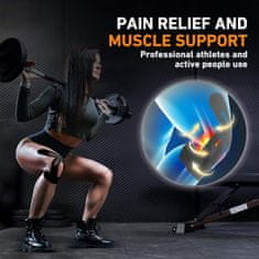 Netscroll Set 10-ih kinezioloških trakov za kolena, kineziološki trak za močno oporo in stabilnost, elastičen in vodoodporen, za šport in lajšanje bolečin, KinesTape