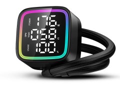 DEEPCOOL LD240 komplet za tekočinsko hlajenje, 240mm, LCD, RGB, črn (R-LD240-BKMSN-G-1)