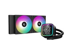 DEEPCOOL LD240 komplet za tekočinsko hlajenje, 240mm, LCD, RGB, črn (R-LD240-BKMSN-G-1)