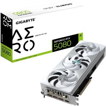Gigabyte RTX 5080 16GB Aero OC GDDR7 bela