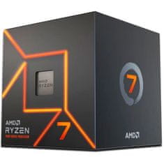 AMD AM5 Ryzen 7 7700 Box 3,8GHz MaxBoost 5,3GHz 8xCore 16xThreads 40MB 65W RGB Wraith Prism Cooler