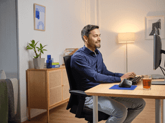 Trust Bayo+ miška, brezžična, ergonimična, črna