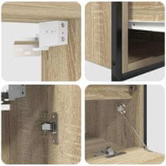 Vidaxl Komplet pohištva za kopalnico 5 pcs Bež 76,5 x 35 x 95 cm