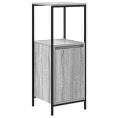 Vidaxl Komplet pohištva za kopalnico 5 pcs Siva 76,5 x 35 x 95 cm