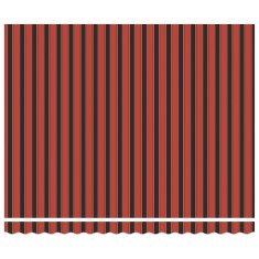 Vidaxl Avtomatski zaslon za zaščito pred vetrom, oranžna in rjava, 400 x 300 cm