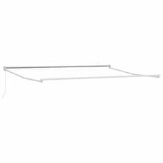 Vidaxl Vlečna tenda Rdeča in črna 350 x 250 x 165 cm