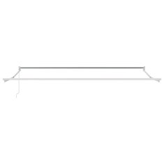 Vidaxl Vlečna tenda Rdeča in črna 350 x 250 x 165 cm