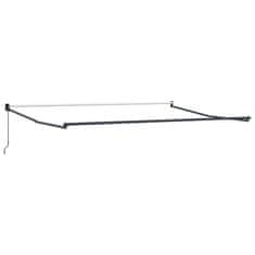 Vidaxl Zložen okvir senčila Antracit 400 × 300 cm Aluminij