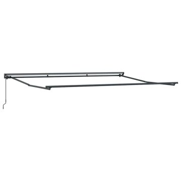 Vidaxl Okvir tende Antracit 4,5 × 3 m Braščen jeklo, aluminij