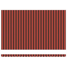 Vidaxl Ročno Zložljivo Senčilo Oranžno in Rjavo 500 x 300 cm