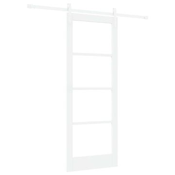 Vidaxl Notranja vrata ORKDAL Bela 78 x 202 cm Masivno borovo les