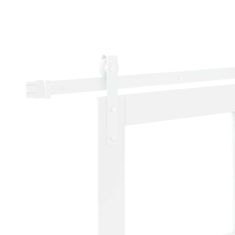 Vidaxl Drsna vrata ORKDAL Bela 93 x 211 cm Trden borov les